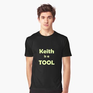Keith is a TOOL Tshirt design