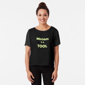 Miriam is a TOOL Tshirt design