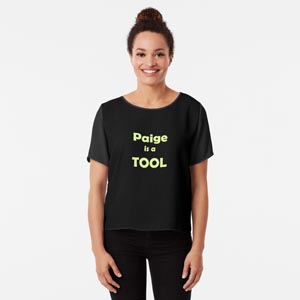 Paige is a TOOL Tshirt design