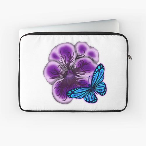 One of my cute pansy butterfly designs