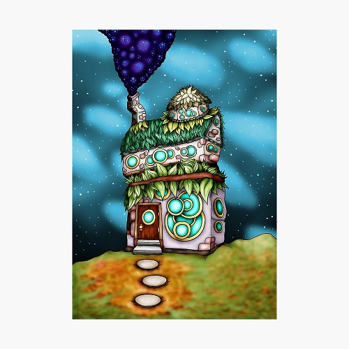 alien trippy hut