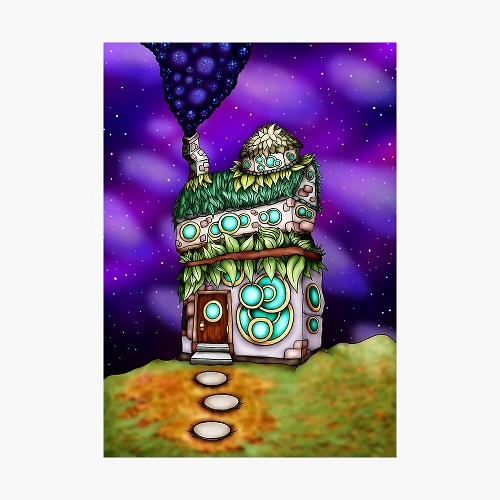 alien trippy hut