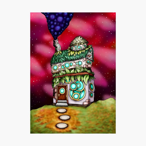 alien trippy hut