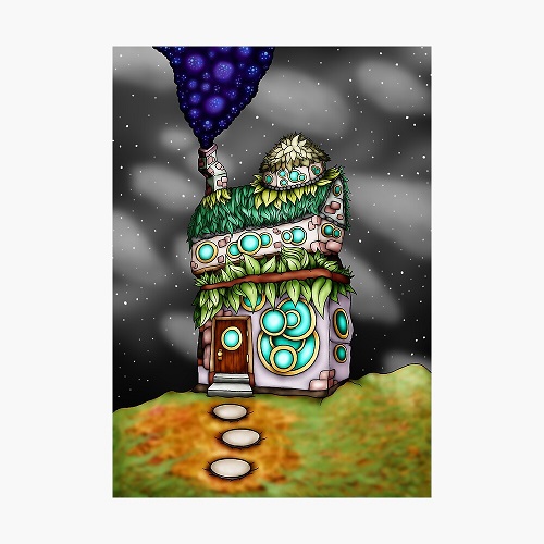 alien trippy hut