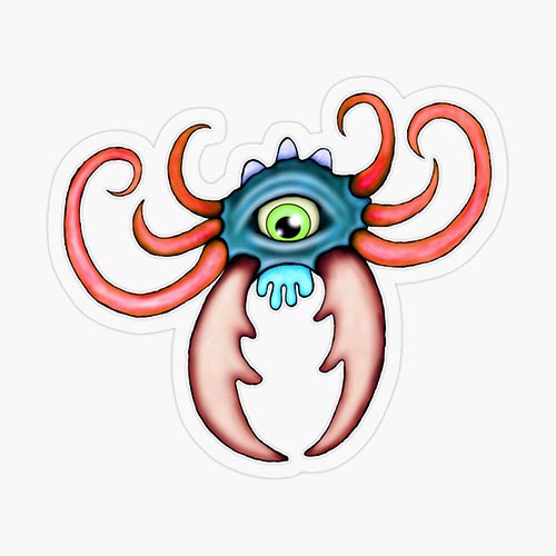 One of my creepy cuteling creature designs