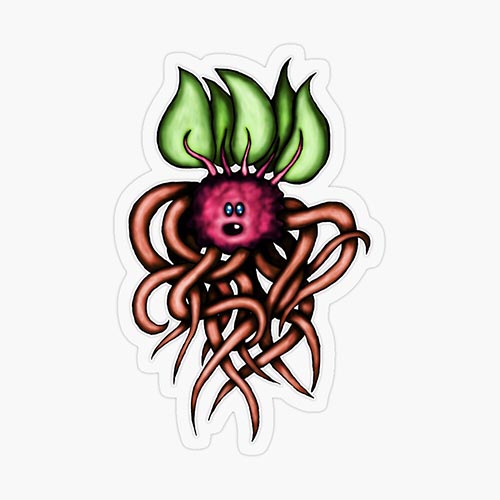A variation of one of my creepy cuteling character drawings