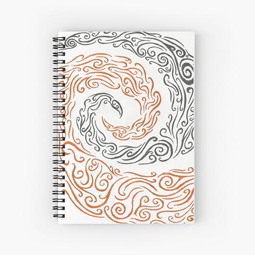 A variation of my light big swirl design