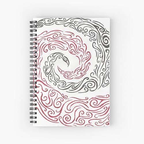 A variation of my light big swirl design