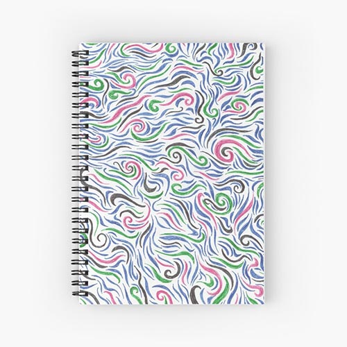 A variation of my light pen water swirls design